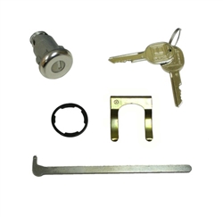 1964 - 1976 Chevelle Trunk Lock Set With Round Headed Keys, (Except 1967)
