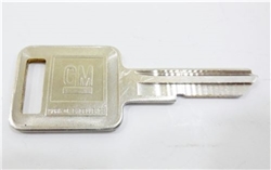 1972, 1976, 1980 Key Blank, Square Head, GM OE Style