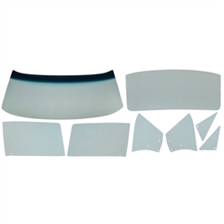 1970 - 1972 Chevelle Complete TINTED Glass Kit for Coupe Models with Antenna