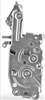 1966 - 1967 Chevelle Door Latch Mechanism, LH Left Hand, Driver Side