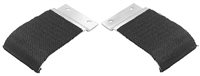 1968 - 1972 Chevelle Door Glass Guide Plates, Pair