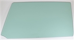 1966 - 1967 Chevelle Door Glass, LH, Green Tint, 2 Door Hardtop & Convertible, Each
