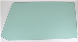 1966 - 1967 Chevelle Door Glass, LH, Green Tint, 2 Door Hardtop & Convertible, Each