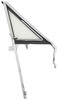 1966 - 1967 Chevelle Vent Wing Window Assembly, Clear Glass, Right Hand