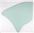 1966 - 1967 Chevelle Quarter Window Glass, RH Tinted 2 Door Hardtop
