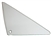 1966 - 1967 Chevelle Vent Window Glass, RH, Clear, 2 Door Hardtop or Convertible
