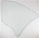 1966 - 1967 Chevelle Quarter Window Glass, LH, Clear, Coupe