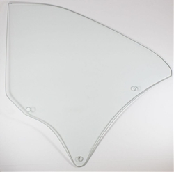 1966 - 1967 Chevelle Quarter Window Glass, LH, Clear, Coupe