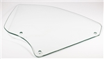 1966 - 1967 Chevelle Quarter Window Glass, LH, Clear, Convertible