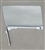 1966 - 1967 Chevelle Door Window Glass with Lower Channels, CLEAR, Right Hand