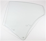 1970 - 1972 Chevelle Quarter Window Glass, Coupe, Clear, LH Side