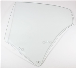 1970 - 1972 Chevelle Quarter Window Glass, Coupe, Clear, LH Side