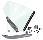 1970 - 1972 Chevelle Quarter Window Assembly Kit, Hardtop Coupe, Clear Glass, LH