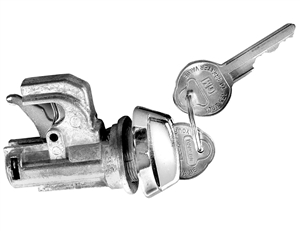 1968 Chevelle and Nova Glove Box Lock Kit with Original GM Pear Style Keys