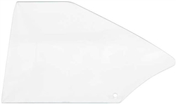 1968 - 1972 Nova Rear Quarter Window Glass, Clear Left Hand