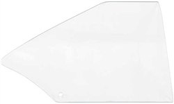 1968 - 1972 Nova Rear Quarter Window Glass, Clear, Right Hand