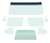 1968 -1972 Nova 2 Door Glass Kit, Tinted, Without Antenna, Complete Set