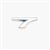 Custom emblem, Individual Number # 7,  White and Chrome