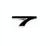 Custom Emblem, Individual Number # 7, Black and Chrome