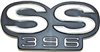 1967 Chevelle SS 396 Rear Body Tail Panel Emblem
