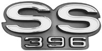 1968 Chevelle Rear Panel "SS 396" Emblem