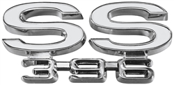 1969 Chevelle "SS 396" Tail Panel Emblem, Economy Version