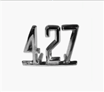 1965 - 1967 Chevelle Fender Emblem, "427" Engine Size, Chrome, Each