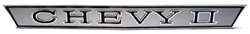1968 Nova Hood Lip Center Chrome Molding Emblem, CHEVY II