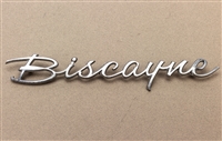 1967 Chevrolet Biscayne Rear Quarter Panel Emblem, Original NOS