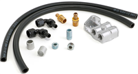 1968 - 1972 Nova LS Swap Aluminum Single Horizontal Oil Filter Relocation Kit
