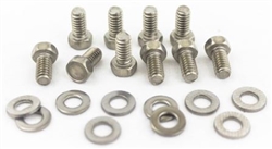 1964 - 1972 Chevelle and Nova Timing Chain Cover Bolts Set, Stainless Steel 10 Pieces