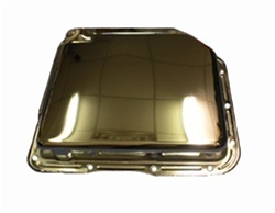 Transmission Pan, Automatic Turbo 350, Smooth, Chrome