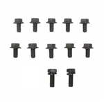 1967 - 1972 Nova Transmission Pan Bolts Set with Console Shift Automatic TH-350 or TH-400, 13 Pieces