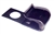 Engine Motor Mount Battery Cable Support and Routing Rubber Coated Clip, Flat Base