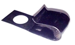 Engine Motor Mount Battery Cable Support and Routing Rubber Coated Clip, Flat Base