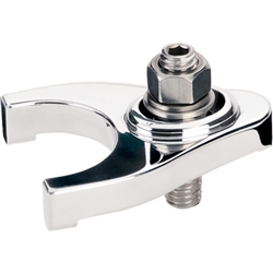 Distributor Hold Down Clamp Bracket, Polished Billet