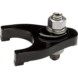 Distributor Hold Down Clamp Bracket, Black Anodized Billet