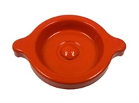 1966 - 1972 Chevelle and Nova Valve Cover Oil Filler Cap, ORANGE Plated with "S" Rivet, OE Style