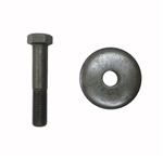 1966 - 1972 SBC Harmonic Balancer Mounting Bolt and Large Washer Set, Small Block Chevy