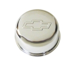Valve Cover Breather Cap, Chrome "Bowtie", Push In