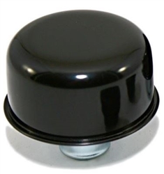 Valve Cover Breather Cap, Black Push-In, 1" Diameter