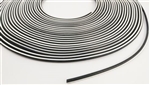 White Stripe Vacuum Hose 5/32" Diameter, Sold Per Foot