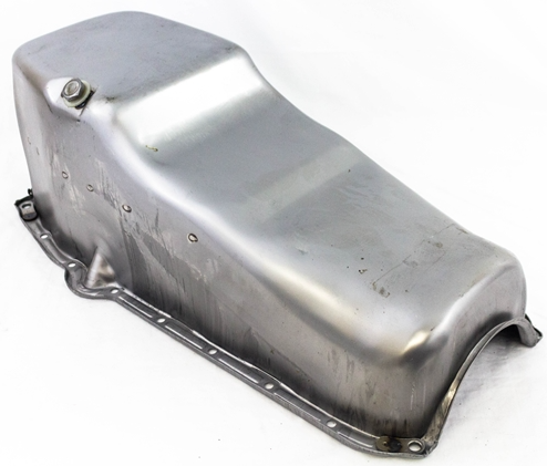 Chevelle and Nova Oil Pan, Small Block, OE Style Raw Steel