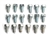 1966 - 1972 Oil Pan Bolt Set, Big Block