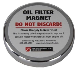 Universal Oil Filter or Transmission Pan Magnet, Each