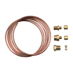 Copper Tubing Oil Pressure Line & Fitting Kit, 72"