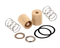 Holley Carburetor Gas Inlet Fuel Filter, Gasket, and Spring Set, Pair