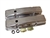 Small Block Chevy Valve Covers, POLISHED ALUMINIUM Finned Classic Ribbed Design, Stock Height