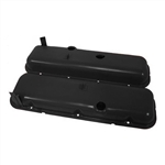 1966 - 1972 Big Block 396, 427, 454 OE Style Valve Covers, BLACK STEEL, Stock Height