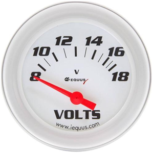 Custom 2-1/16" Round Voltmeter Gauge Assembly